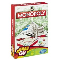 Joc educativ de masa Hasbro Monopoly Grab and Go Travel Game (B1002)