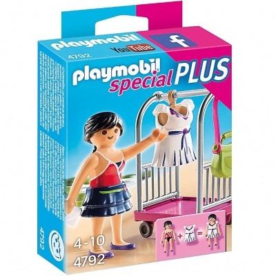 Фигурка героя Playmobil Special Plus: Model with Clothing Rack (4792)