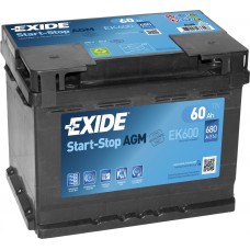 Acumulatoar auto Exide Start-Stop AGM EK600