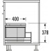 Coș de gunoi Hailo Triple-XL XT Inset 50.3/35 (3631511)