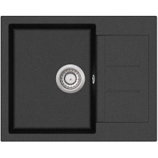 Chiuvetă de bucătărie Aquasanita Tesa SQT102 Black metallic