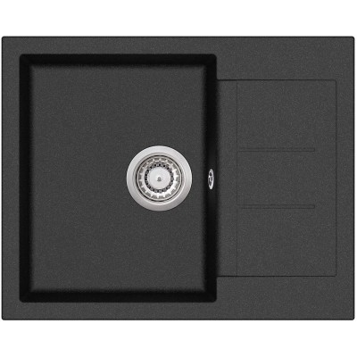 Chiuvetă de bucătărie Aquasanita Tesa SQT102 Black metallic