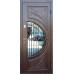 Входная дверь Tesand B3 Walnut Glass 2050x1200