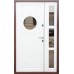 Uşă de exterior Tesand 761-2 Walnut/Beige Glass 2050x1200