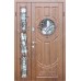 Uşă de exterior Tesand 761-2 Walnut/Beige Glass 2050x1200 Uşă de exterior Tesand 761-2 Walnut/Beige Glass 2050x1200
