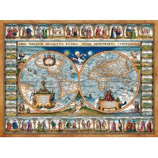 Puzzle Castorland 2000 Map Of The World. 1639 (C-200733)