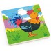 Пазл Viga 21 Grow-up Puzzle - Rooster (50113)