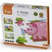 Puzzle Viga 4in1 4-Puzzle Farm (50069)