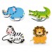 Joc educativ Viga Lacing Wild Animals (51326)