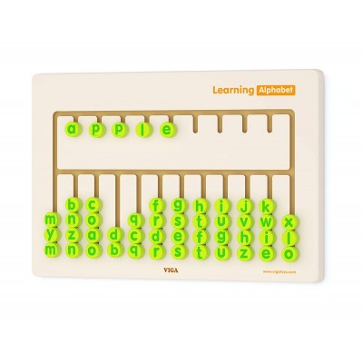 Бизиборд Viga Wall Toy - Learning Alphabet (50674)