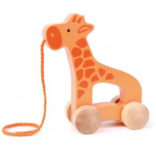 Jucarie de impins si tras Hape Giraffe (E0906A)