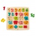 Развивающий набор Hape Chunky number puzzle (E1550A)