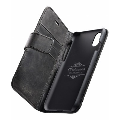 Чехол CellularLine Apple iPhone XR Supreme Case Black