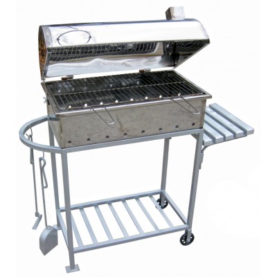 Gratar Alamar Grill with cover Inox (МГН2)