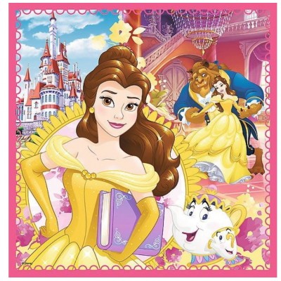 Puzzle Trefl 3in1 The enchanted world of princesses (34833)