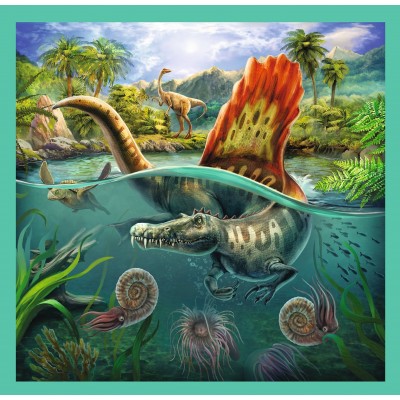 Puzzle Trefl 3in1 The extraordinary world of dinosaur (34837)