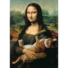 Пазл Trefl 500 Mona Lisa and Purring Kitty (37294)