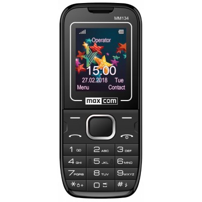 Мобильный телефон Maxcom MM134 Black