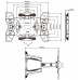 Suport TV Multibrackets M VESA Flexarm Full Motion Dual