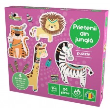 Puzzle Noriel 4in1 Prietenii din jungla (NOR2556)