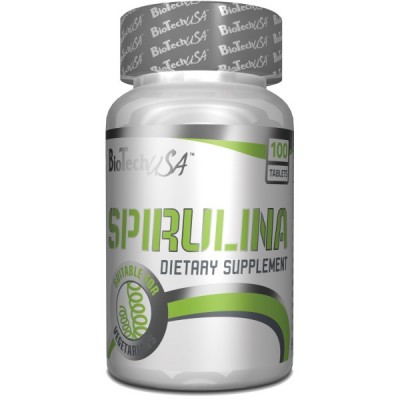 Антиоксидант Biotech Spirulina 100 Tab