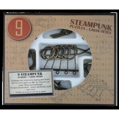 Brain Puzzle Eureka 9 Steampunk Puzzles (473206)