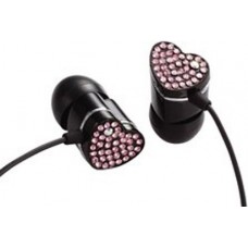 Наушники Elecom Gem Drops Black/Pink (E11002)