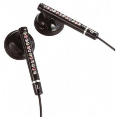 Наушники Elecom Gem Drops Black/Pink (E11012)