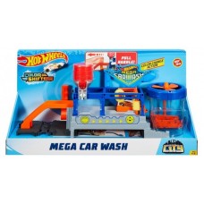 Set jucării transport Mattel Hot Wheels Mega Car Wash (FTB66)