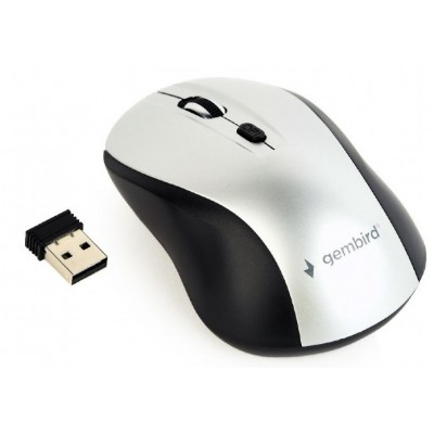 Компьютерная мышь Gembird MUSW-4B-02-BS Black/Silver