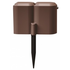 Gard decorativ pentru gradina Prosperplast Palisada Brown (IPSP-R222)