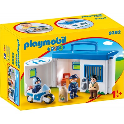 Конструктор Playmobil 1.2.3: Take Along Police Station (PM9382)