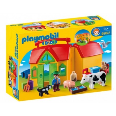 Конструктор Playmobil 1.2.3: My Take Along Farm (PM6962)