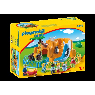 Конструктор Playmobil 1.2.3: Zoo (PM9377)