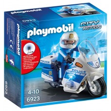 Фигурка героя Playmobil City Life: Police Bike with LED Light (PM6923)