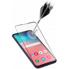 Защитное стекло для смартфона CellularLine Tempered Glass Capsule for Samsung S10E Black