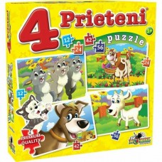 Пазл Noriel 4in1 4 Prieteni mari (NOR2488)