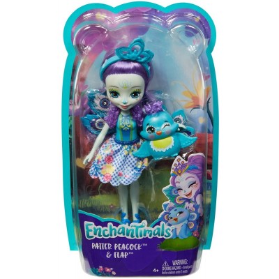 Кукла Enchantimals Patter Peacock (FXM74)