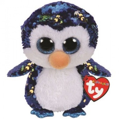 Jucărie de pluș Ty Flippables Payton Penguin 15cm (TY36264)