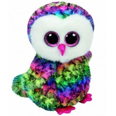 Мягкая игрушка Ty Owen Multicolor Owl 24cm (TY37143)