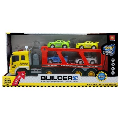 Машина Wenyi 1:16 Auto Transport Trailer Truck (WY570B)
