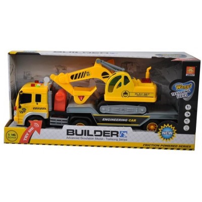 Машина Wenyi 1:16 Construction Trailer Truck (WY571A)