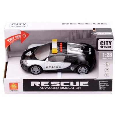 Машина Wenyi 1:28 Police Car (WY630B)