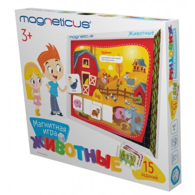 Joc educativ Magneticus Animals 27pcs (POL-012)