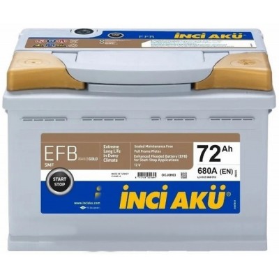 Аккумулятор Inci Aku Nanogold EFB (L3 072 068 013)