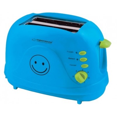 Тостер Esperanza Smiley Blue (EKT003B)