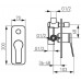 Смеситель для душа Ferro Stratos BSC7P