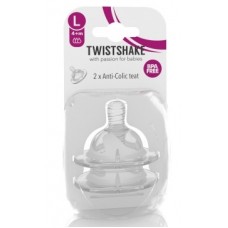 Соска для бутылочки Twistshake Bottle nipplel 4+