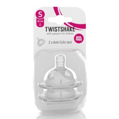 Suzetă pentru sticlă Twistshake Bottle nipple 0+