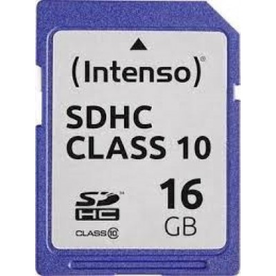 Карта памяти Intenso SD 16GB Class 10